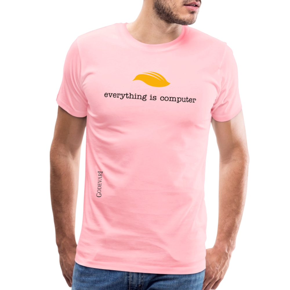 Everything Is Computer | Men's Premium Tee - pink