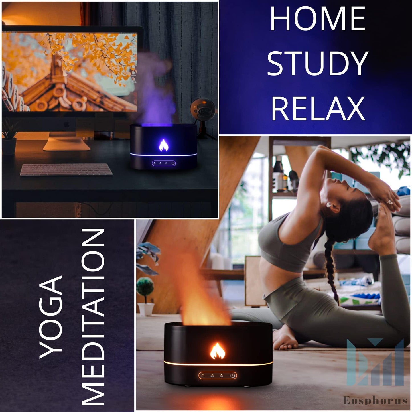 Flame Diffuser with LED Light