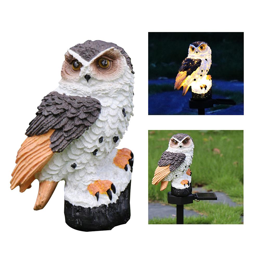 LED Solar Owl Garden Light