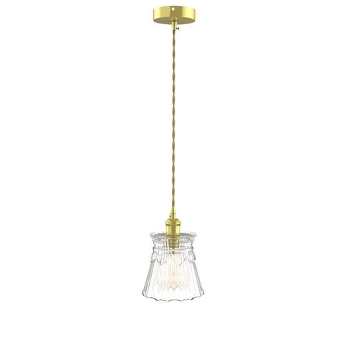 Modern Cylinder Glass Pendant Light