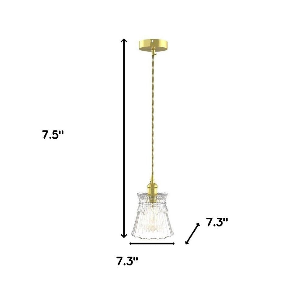 Modern Cylinder Glass Pendant Light