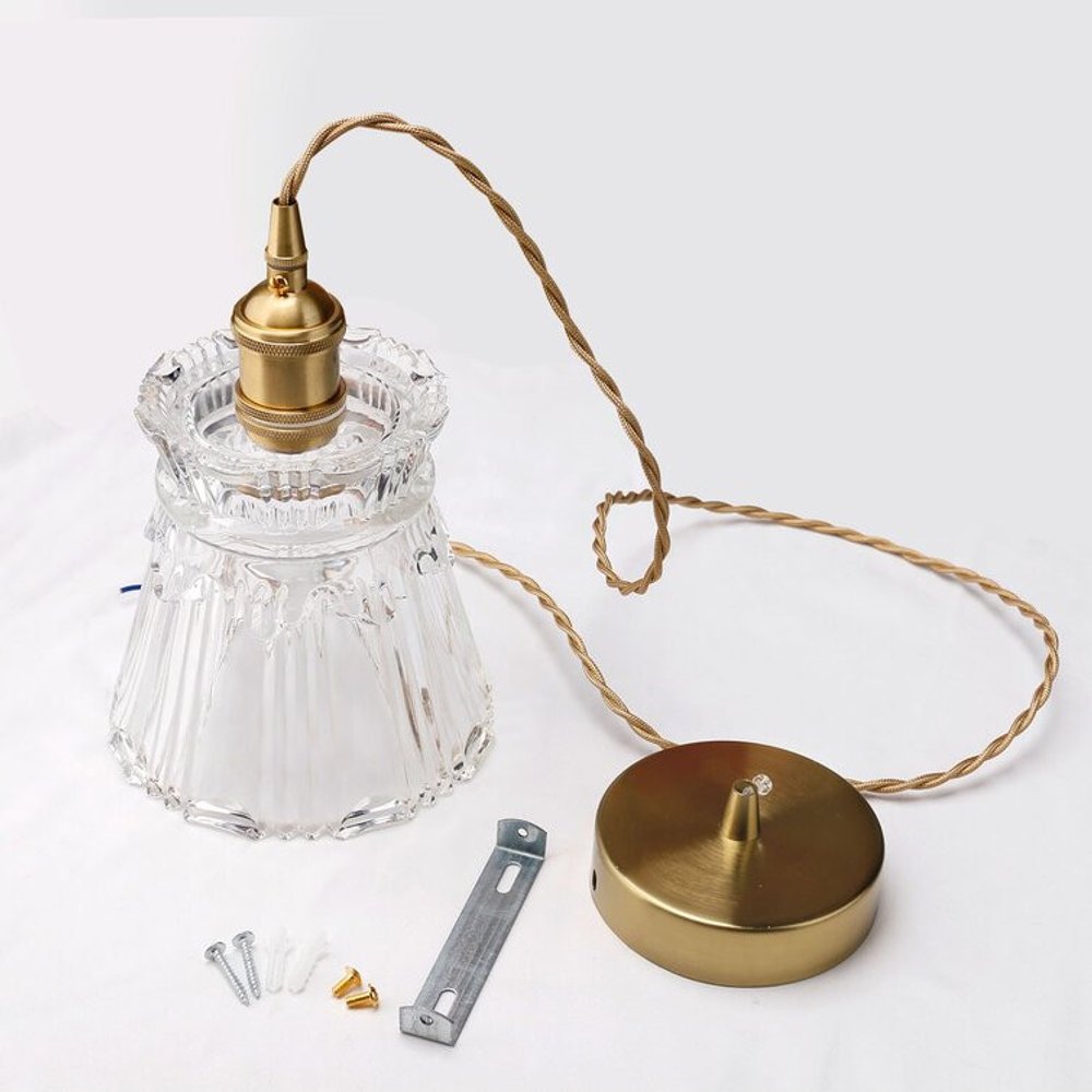 Modern Cylinder Glass Pendant Light