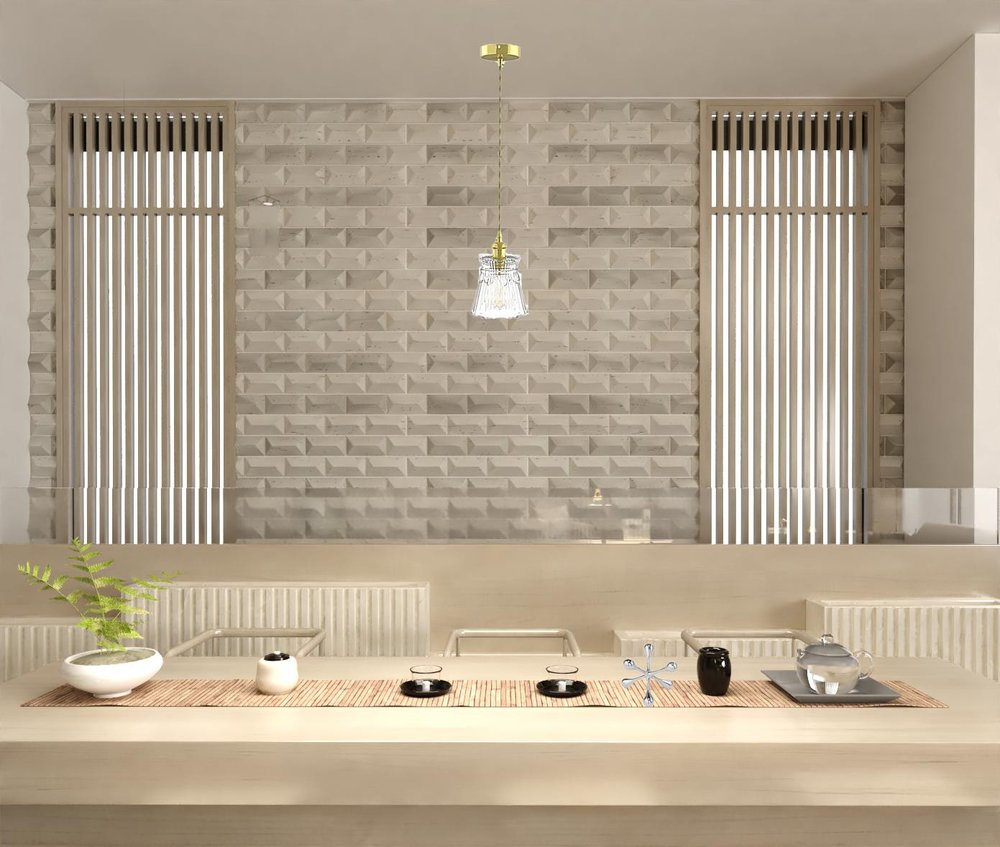 Modern Cylinder Glass Pendant Light
