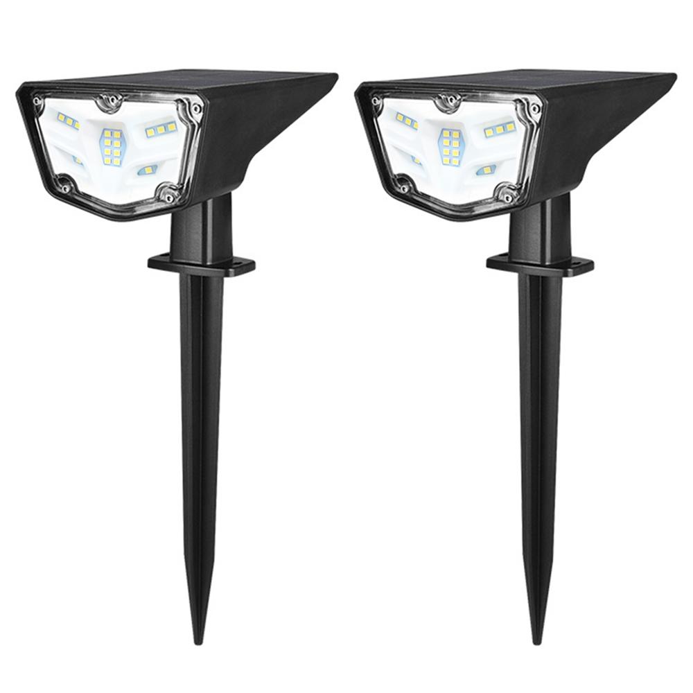 2-Pack Solar Landscape Spotlights