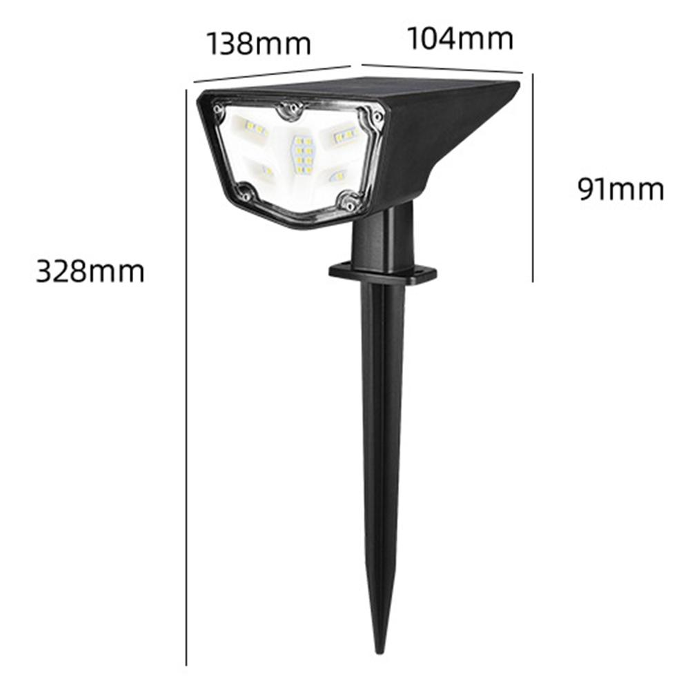2-Pack Solar Landscape Spotlights