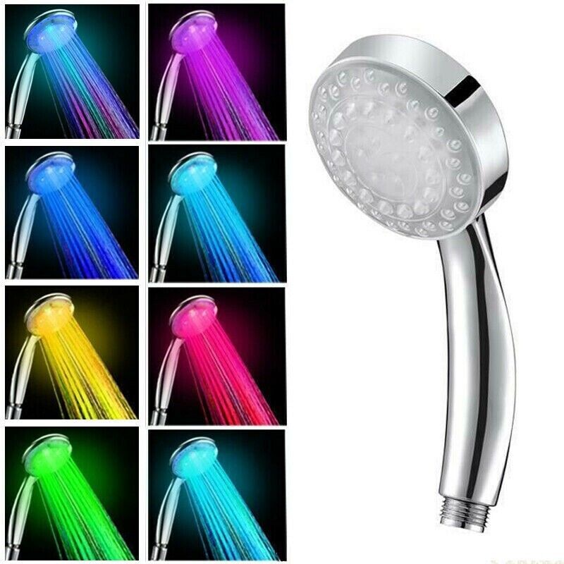 7-Color LED Shower Head