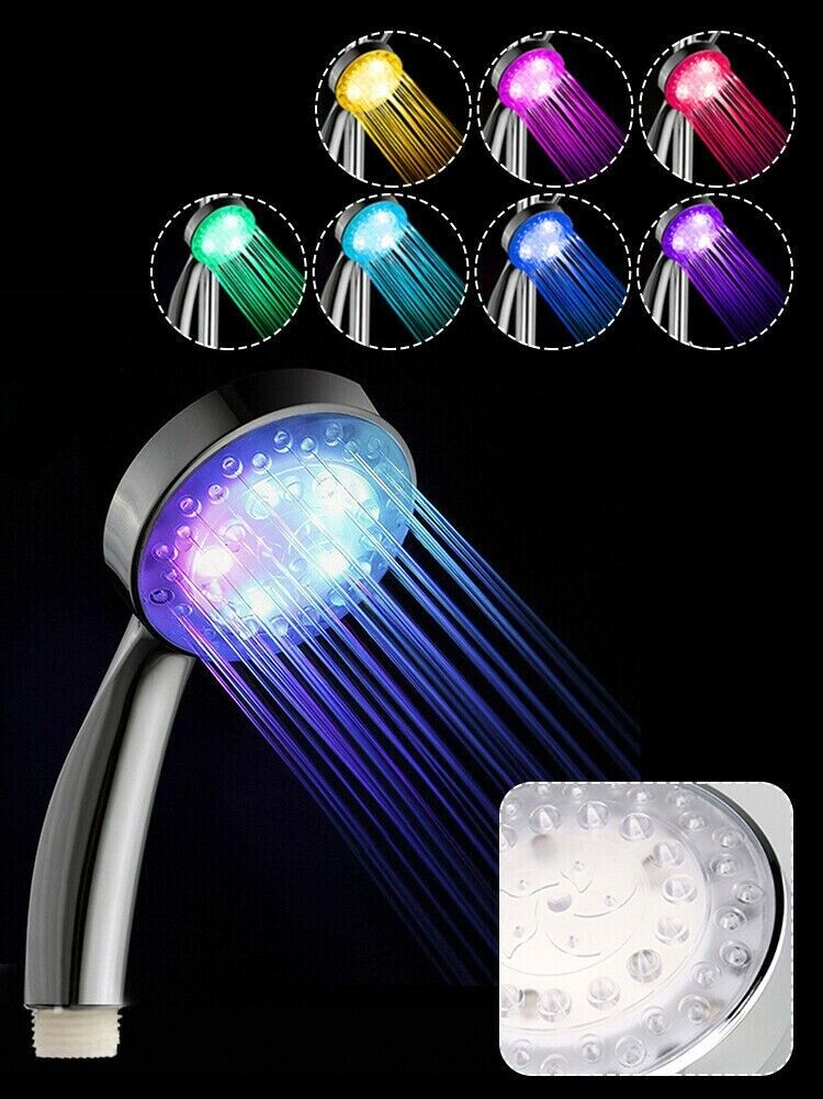 7-Color LED Shower Head