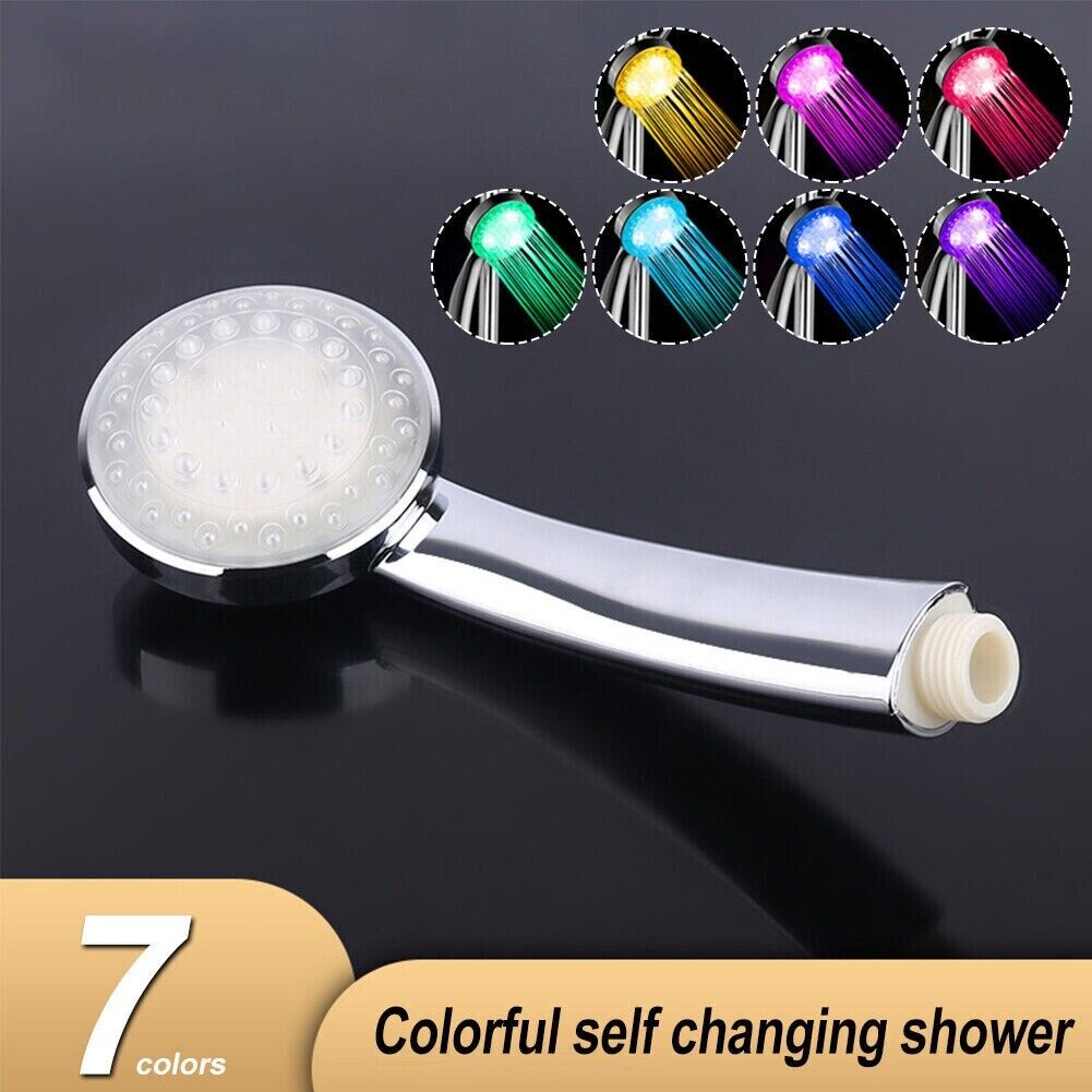7-Color LED Shower Head