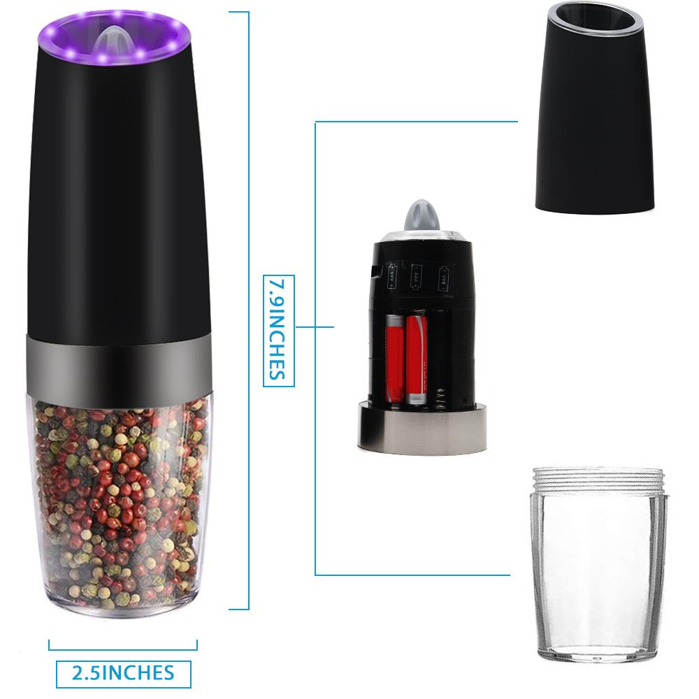 Electric Gravity Pepper Grinder