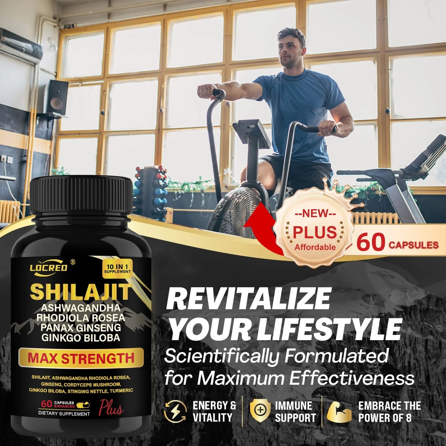 Shilajit Ashwagandha Extra Strength Capsules