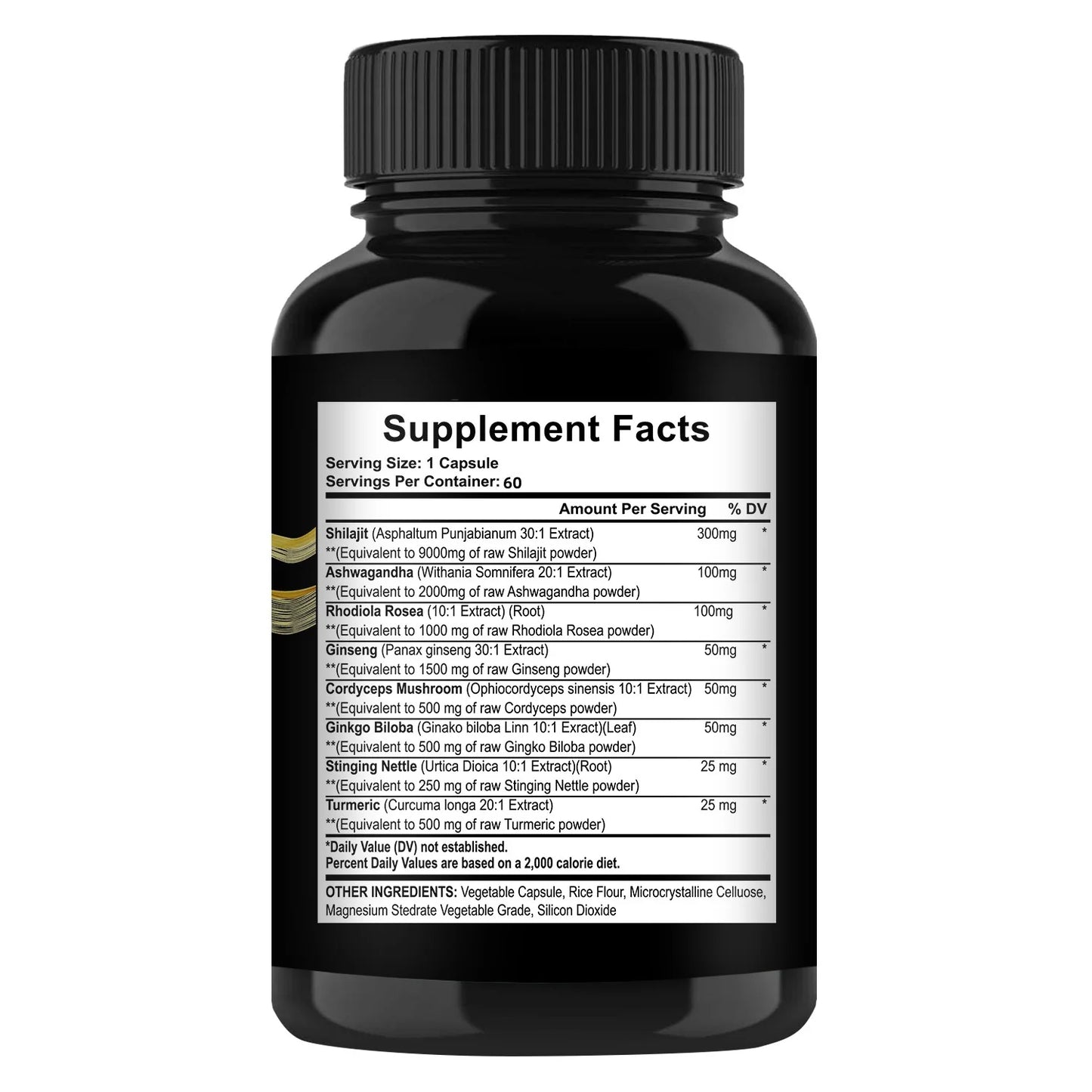 Shilajit Ashwagandha Extra Strength Capsules