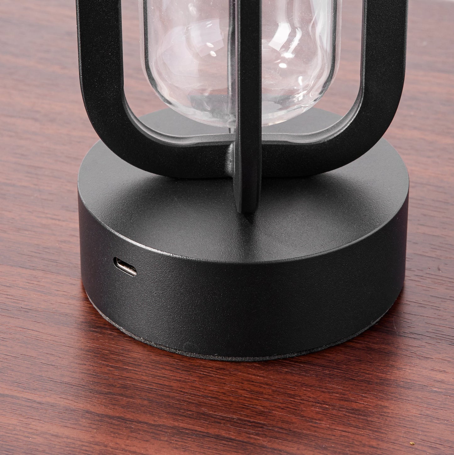 Bronze Glass Vase Lamp