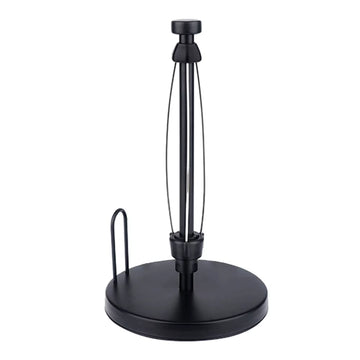 Stainless Steel Paper Towel Holder with Ratchet Mechanism Paper Towel Dispenser with Weighted Base Anti-Slip Kitchen Organizer
