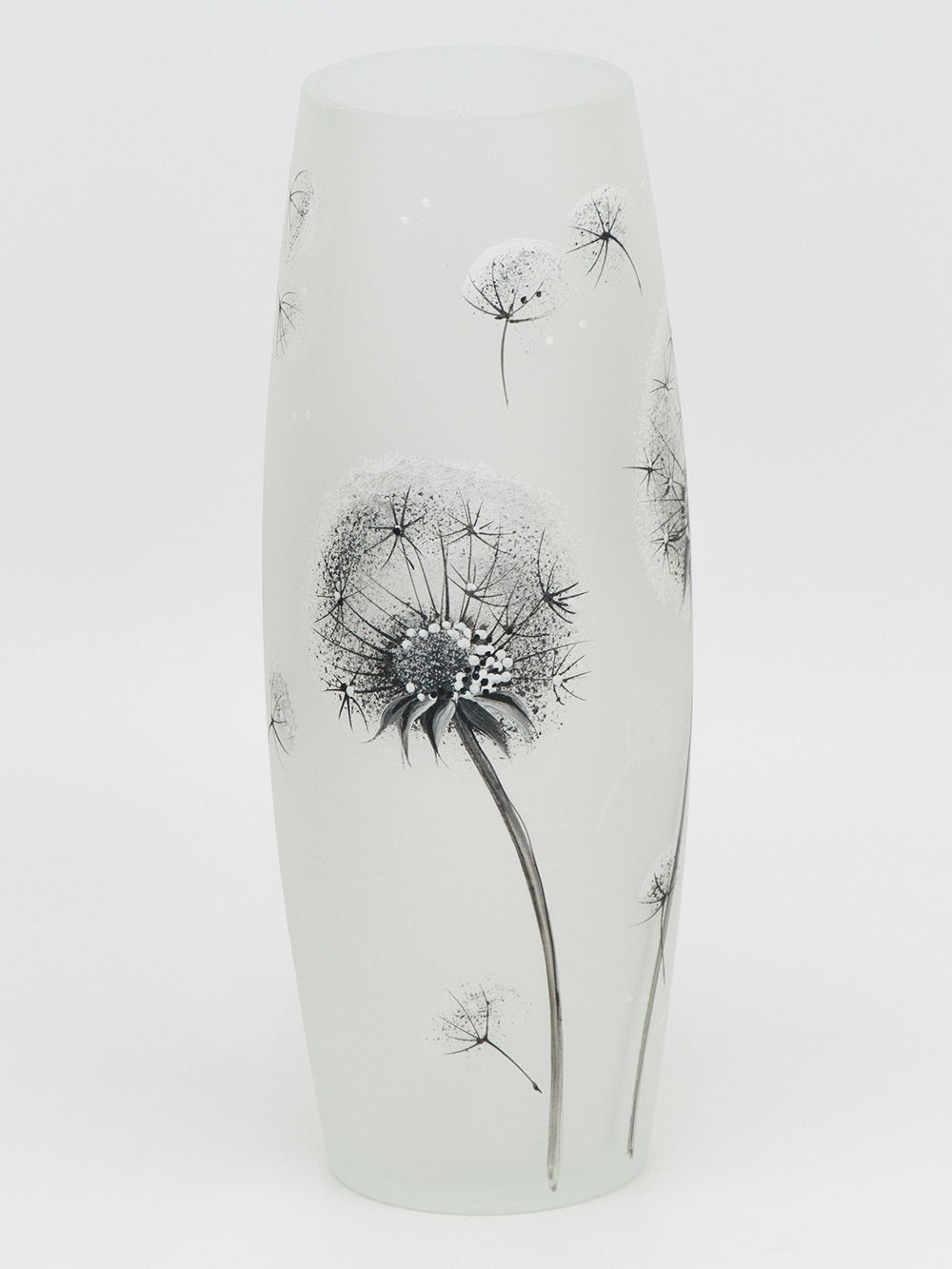 Hand-Painted Glass Flower Vase