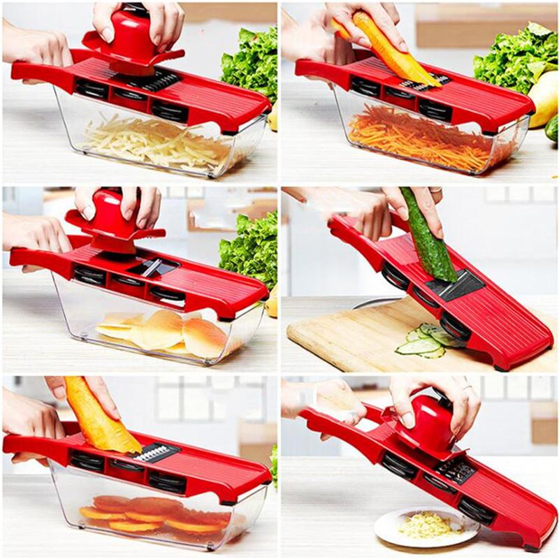 8-in-1 Vegetable Cutter Mandoline Slicer