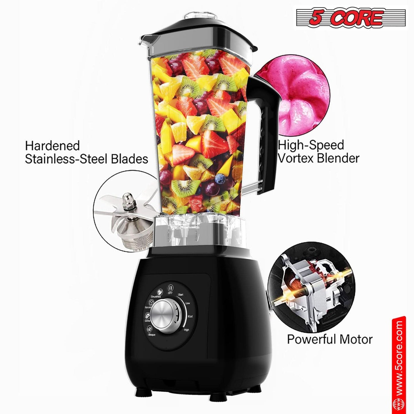 5Core 2000W Blender