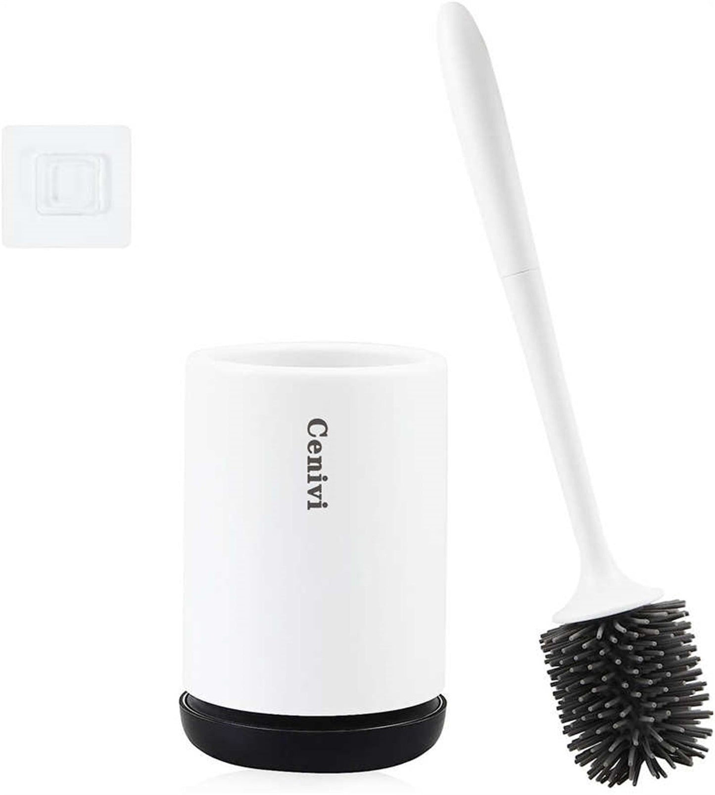 Modern Silicone Toilet Brush Set