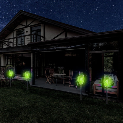 2 Pack Solar Torch Lights