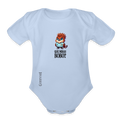 Argentina | Que Miras Bobo? | Organic Baby Onesie - sky