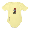Argentina | Que Miras Bobo? | Organic Baby Onesie - washed yellow