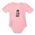 Argentina | Que Miras Bobo? | Organic Baby Onesie - light pink