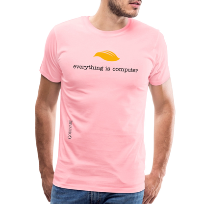 Everything Is Computer | Men's Premium Tee - pink