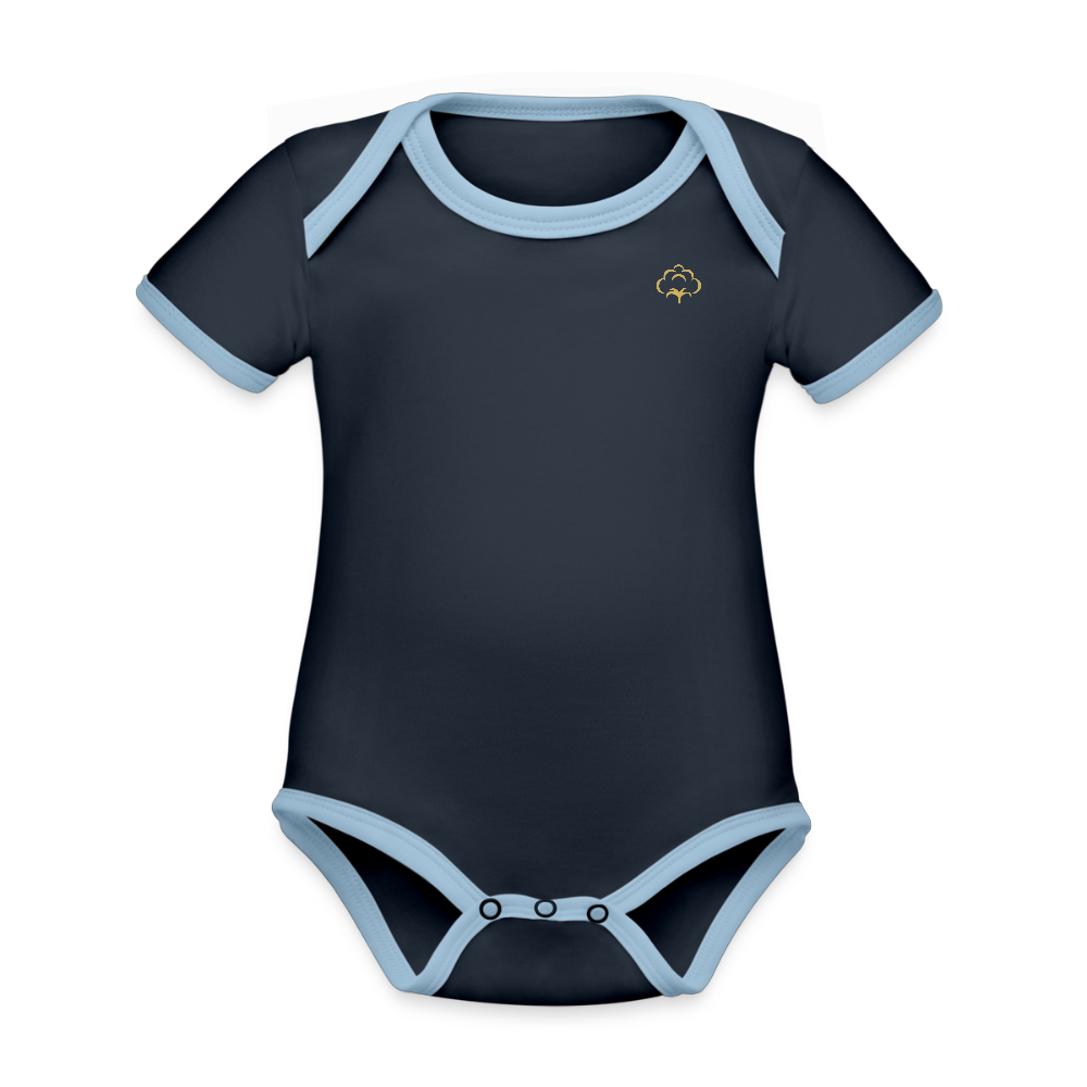 Godevari | Classic Baby Onesie - navy/sky