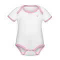 Godevari | Classic Baby Onesie - white/pink