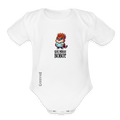 Argentina | Que Miras Bobo? | Organic Baby Onesie - white