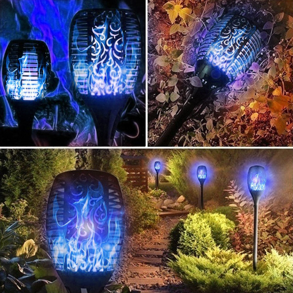 2 Pack Solar Torch Lights