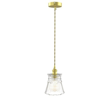 Modern Cylinder Glass Pendant Light