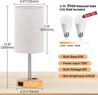 Bedroom Table Lamps Set