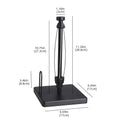Stainless Steel Paper Towel Holder with Ratchet Mechanism Paper Towel Dispenser with Weighted Base Anti-Slip Kitchen Organizer