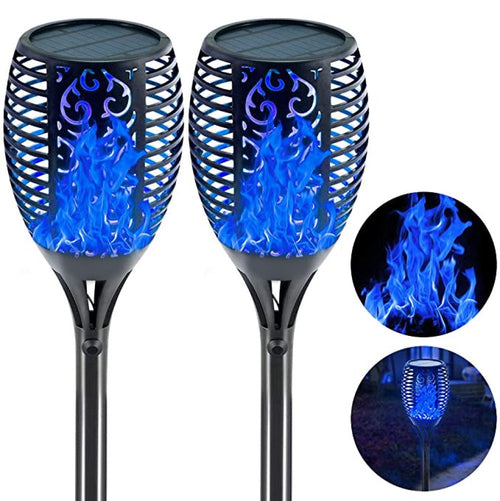2 Pack Solar Torch Lights