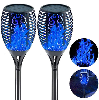 2 Pack Solar Torch Lights