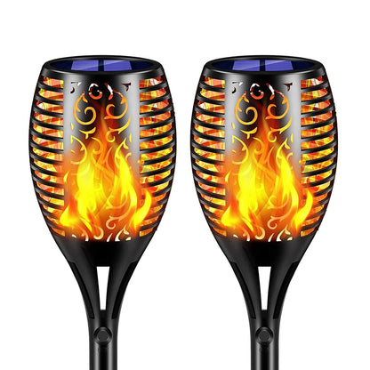 2 Pack Solar Torch Lights