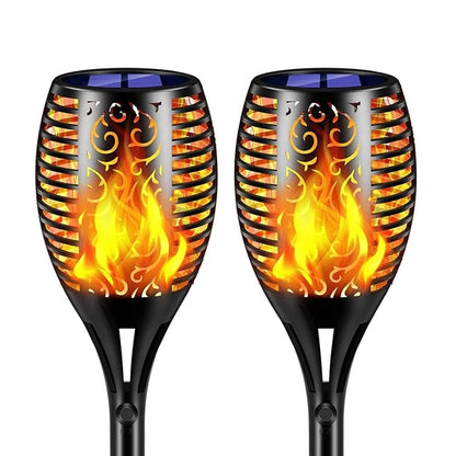 2 Pack Solar Torch Lights