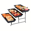 1PCS Three Layer Fruit Tray Rack Buffet Table Cold Plate Creative Fruit Tray Rack Cake Sweet Snacks Fruit Tray Food Display Rack