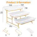 1PCS Three Layer Fruit Tray Rack Buffet Table Cold Plate Creative Fruit Tray Rack Cake Sweet Snacks Fruit Tray Food Display Rack