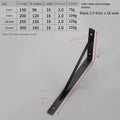 Triangle Storage Bracket Stainless Steel Bracket Thickened Wall Load-Bearing Fixed Right Angle Baffle Bracket Support Tripod