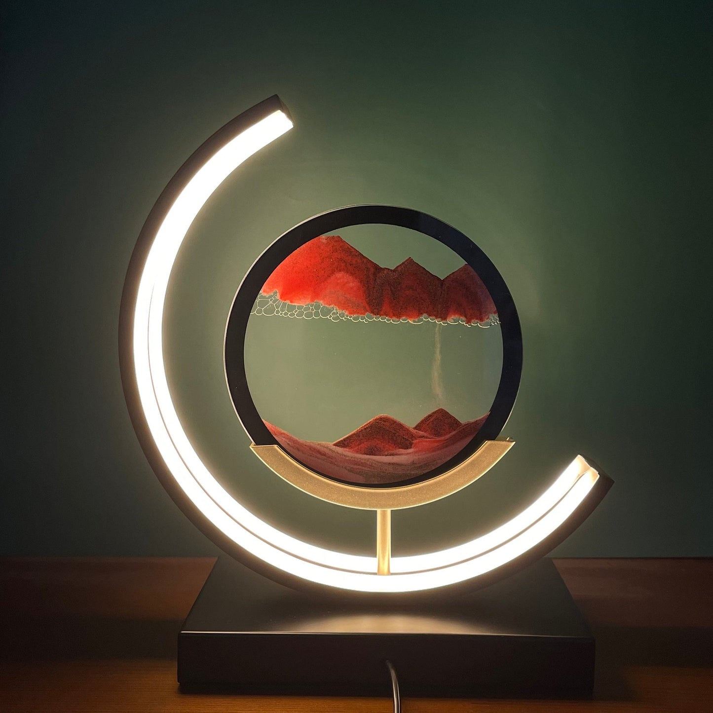 LED Moving Sand Table Lamp
