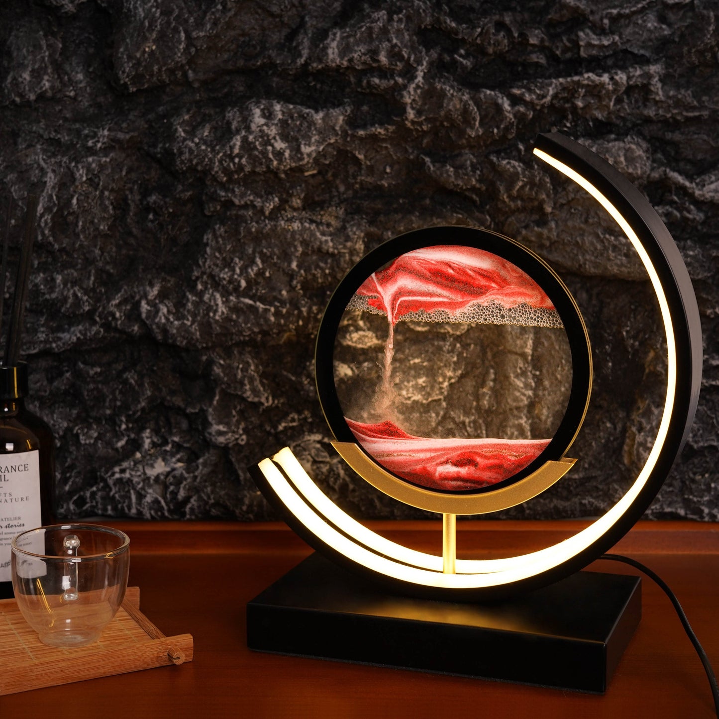 LED Moving Sand Table Lamp