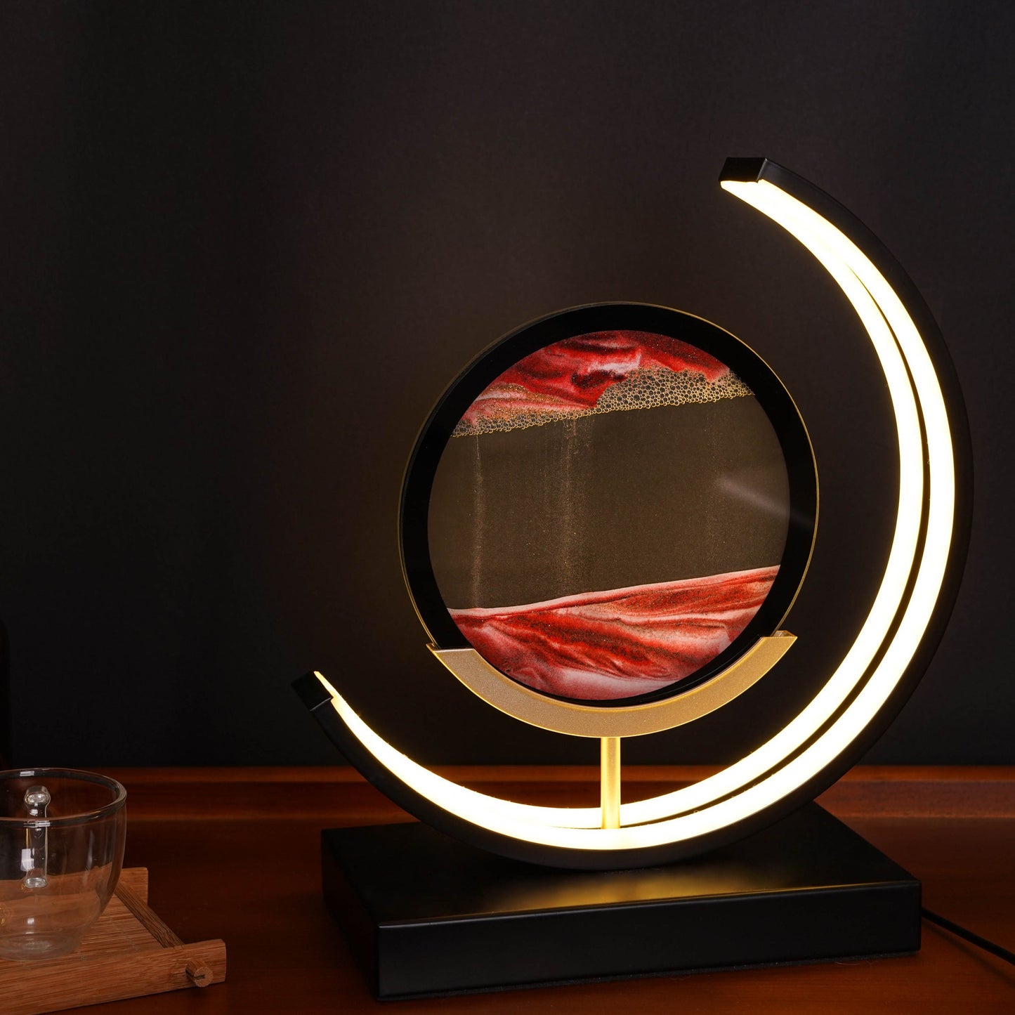 LED Moving Sand Table Lamp
