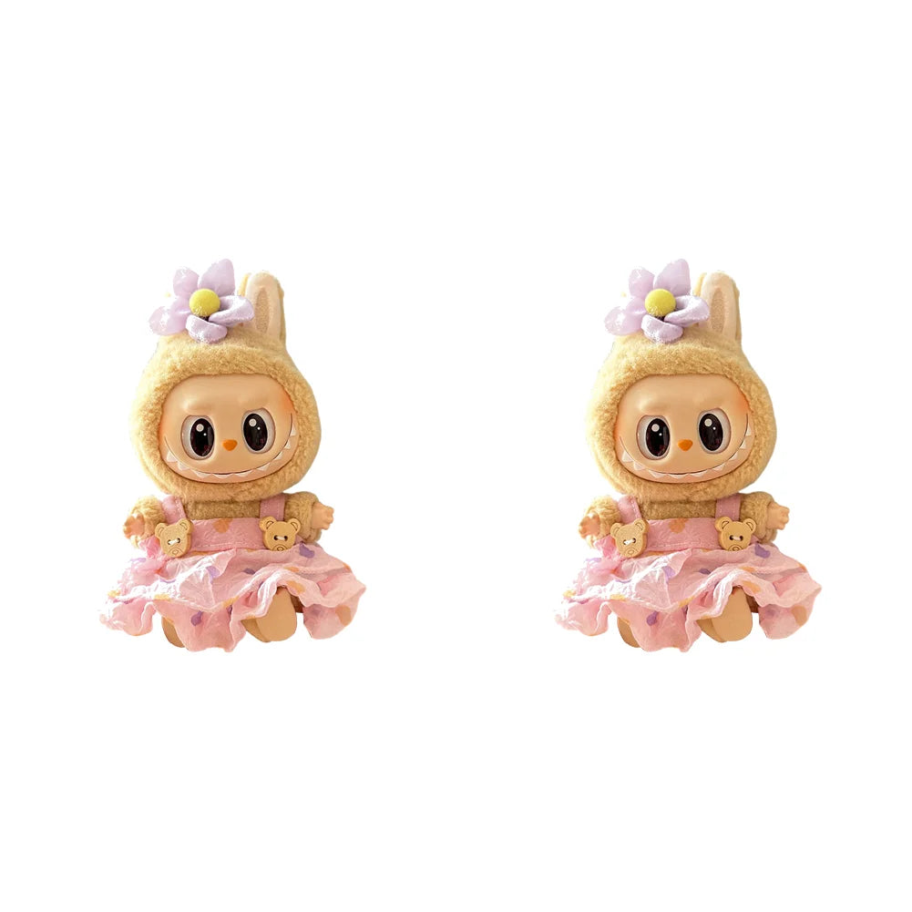Labubu Plush Doll Clothes Set