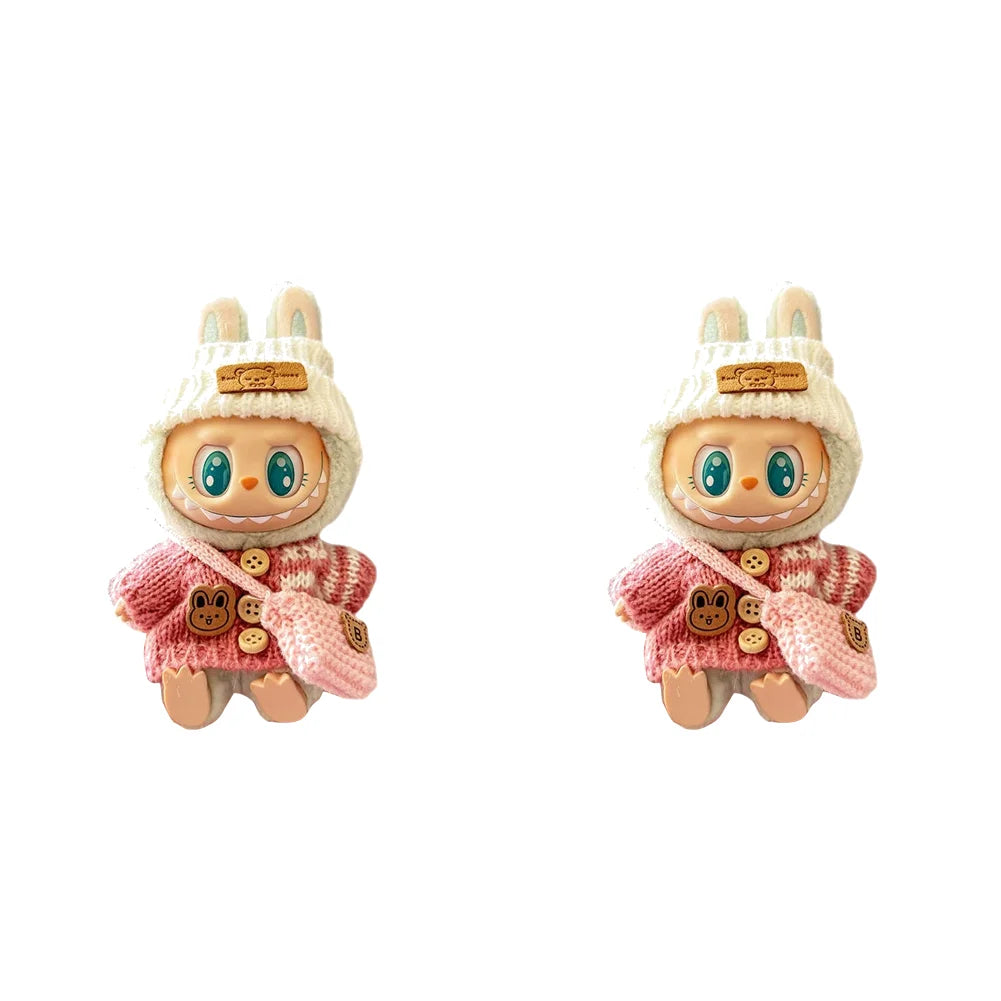 Labubu Plush Doll Clothes Set