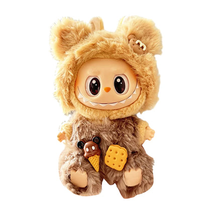 Labubu Plush Doll Clothes Set