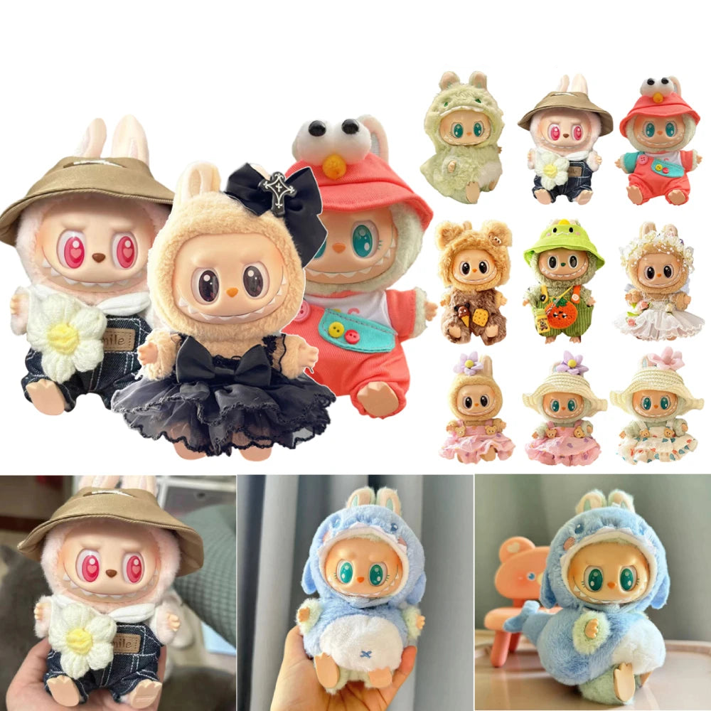 Labubu Plush Doll Clothes Set