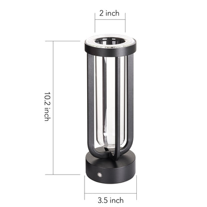 Bronze Glass Vase Lamp