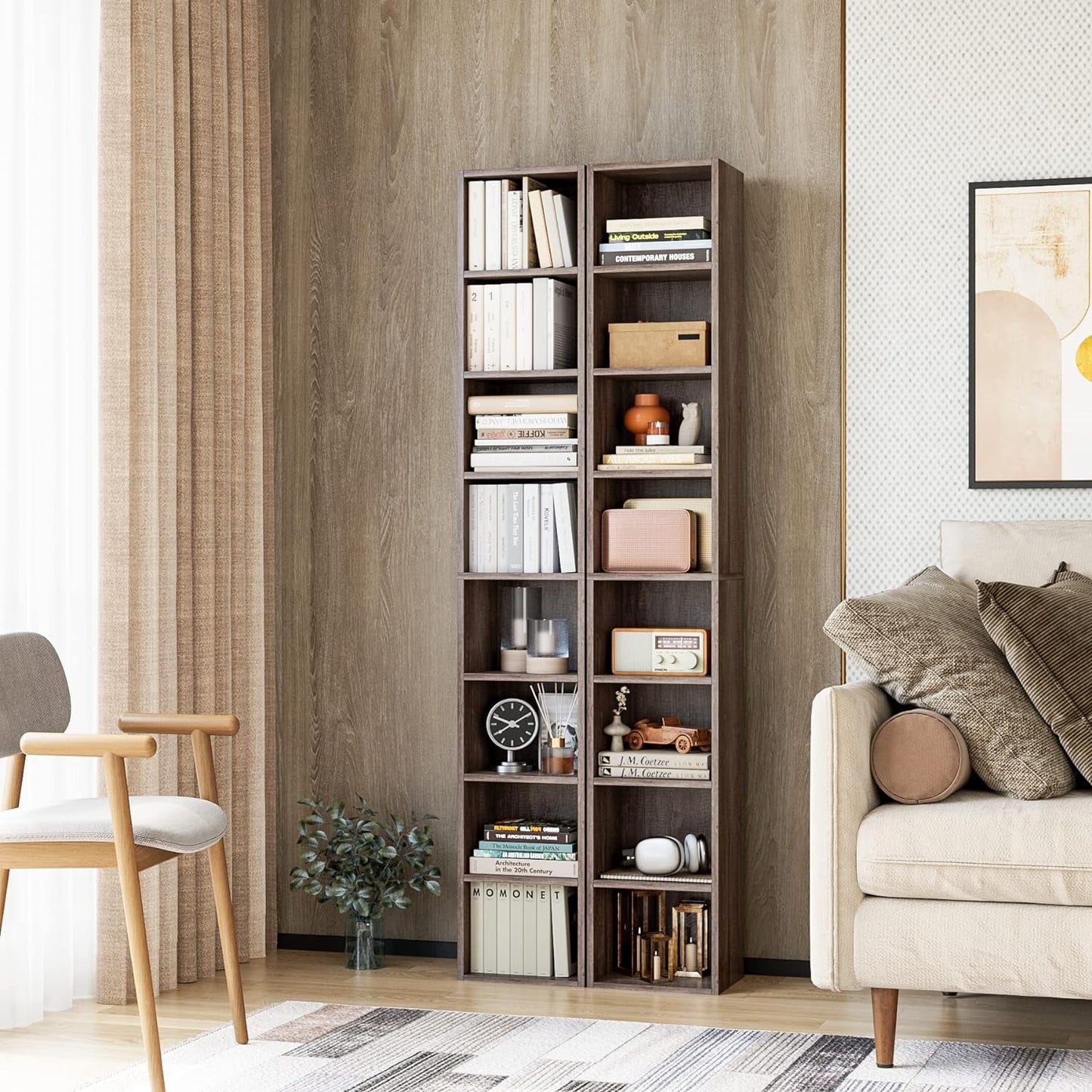 8-Tier Media Tower Rack