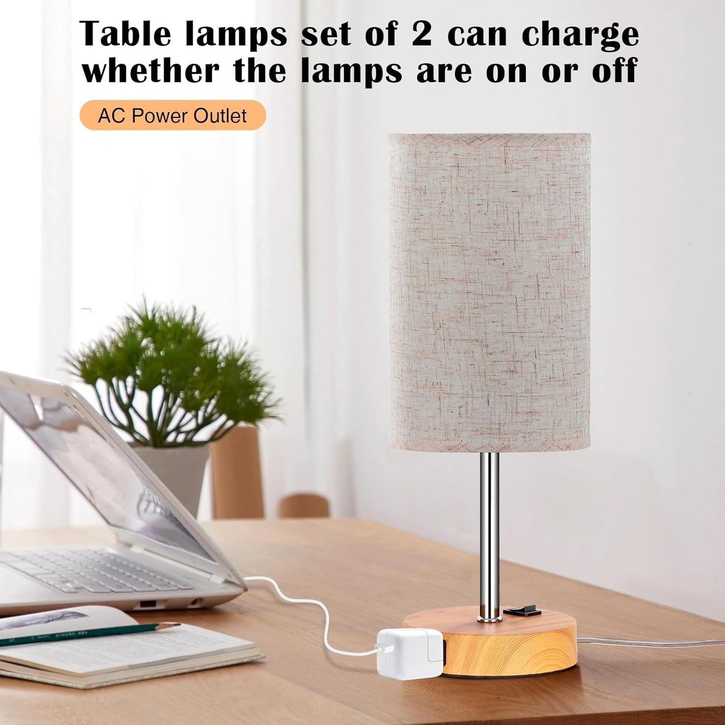Bedroom Table Lamps Set